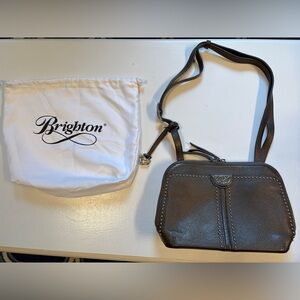 Brighton Bronze/Grey Purse with adjustable Strap F611554